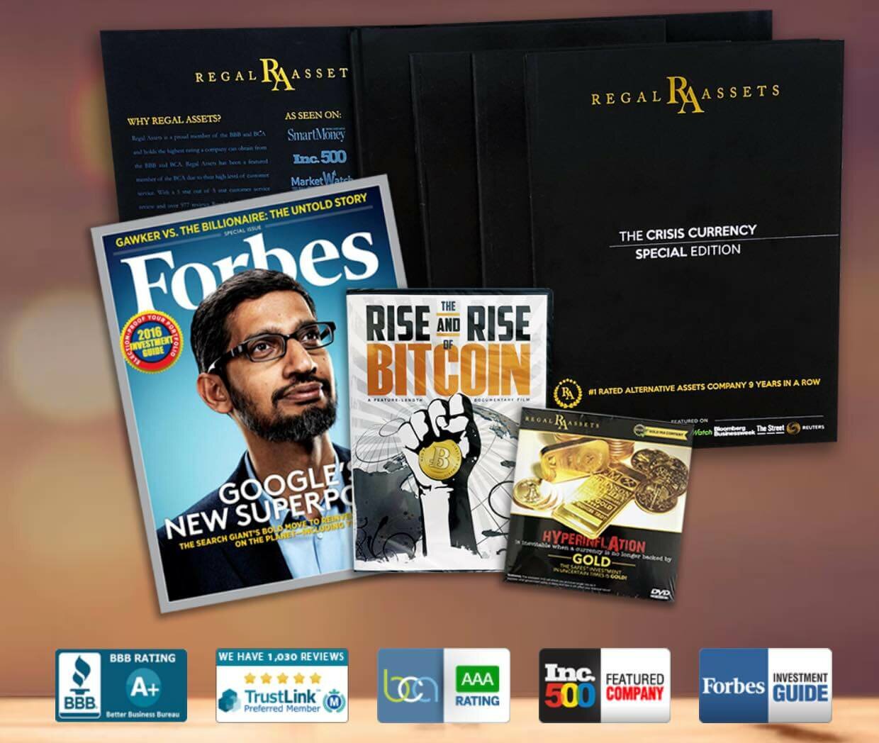 Regal Assets Gold rollover IRA